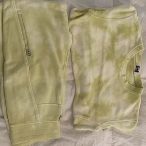 JoyLab Light Green Tie-Dye Sweatpants